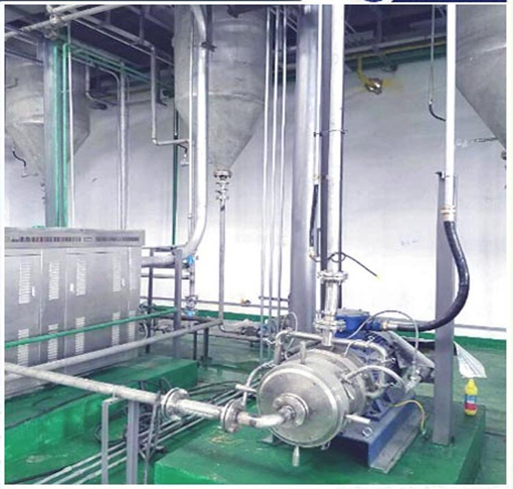 研磨泵设备案例